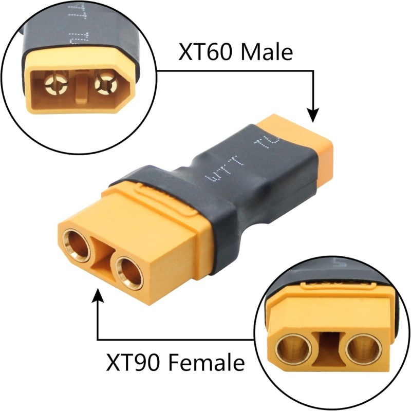 2Pcs/Lot XT90 Male Female to X - Drone Battery Charger review and price