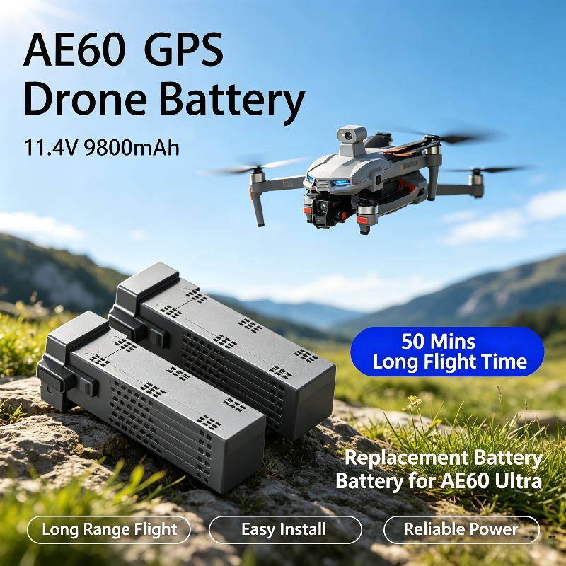 AE60 GPS Drone Battery 11.4V 9 - Drone Battery Li-Ion review and price