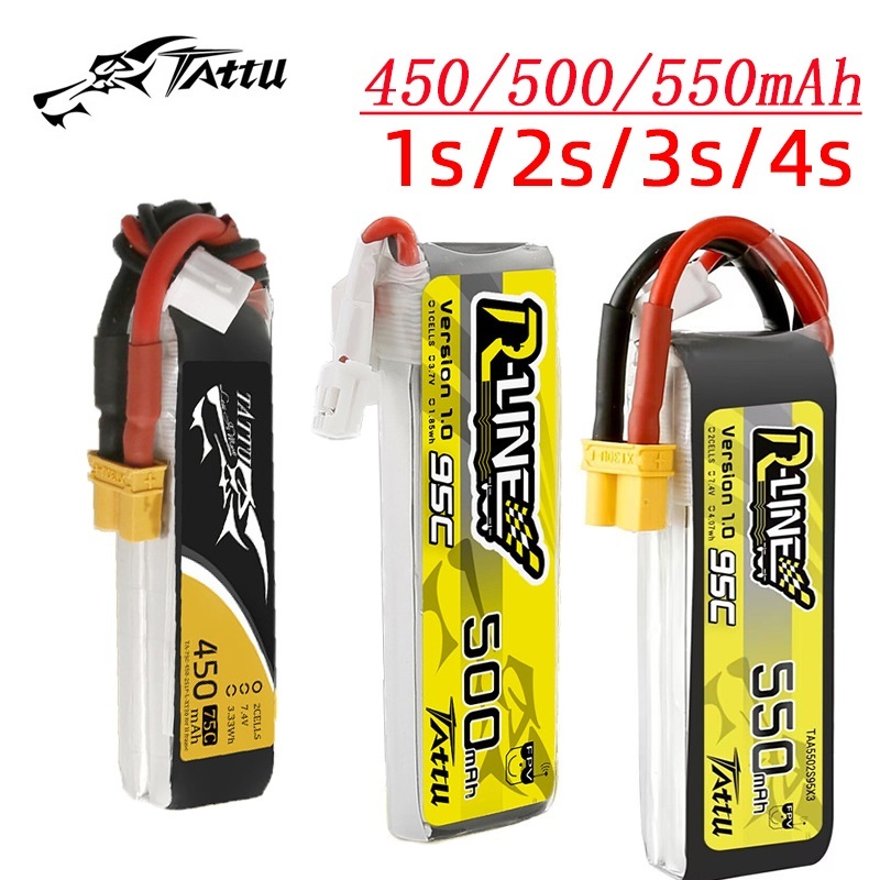 3Pcs NEW TATTU 450/500/550mAh  - Drone Battery Lipo review and price